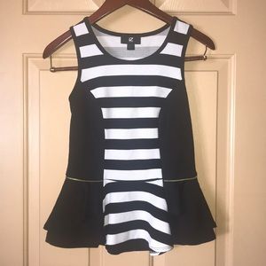 IZ BYER Ruffles Lower Top